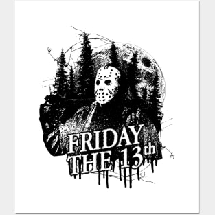 Full Moon Friday The 13th Posters and Art